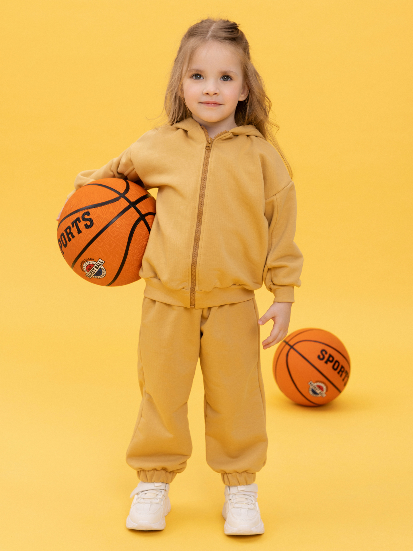 Толстовка с капюшоном на молнии детская “Silver Team”